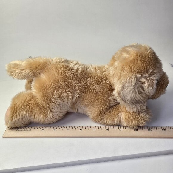Aurora Plush Golden Labrador Retriever Puppy Realistic Stuffed Animal Toy 12 in - Picture 13 of 13